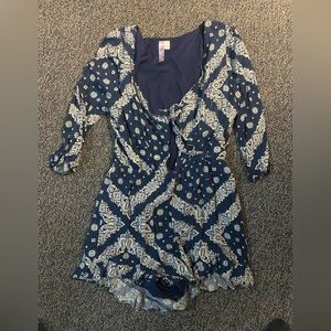 Francesca’s Tie Front Romper